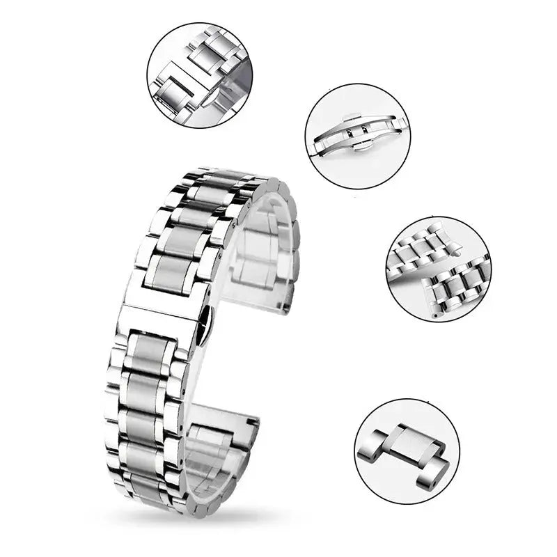 Bracelet 'Chronos' en Acier Inoxydable Solide Chronos & Co